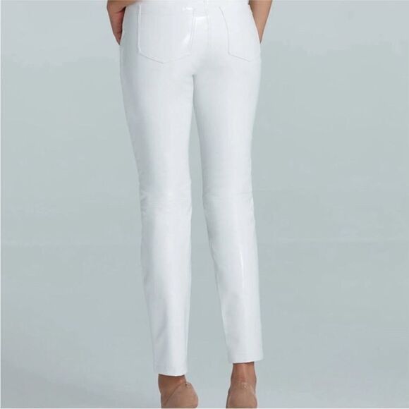 Commando NWT Faux Patent Leather Pant in White Size M - Picture 4 of 7